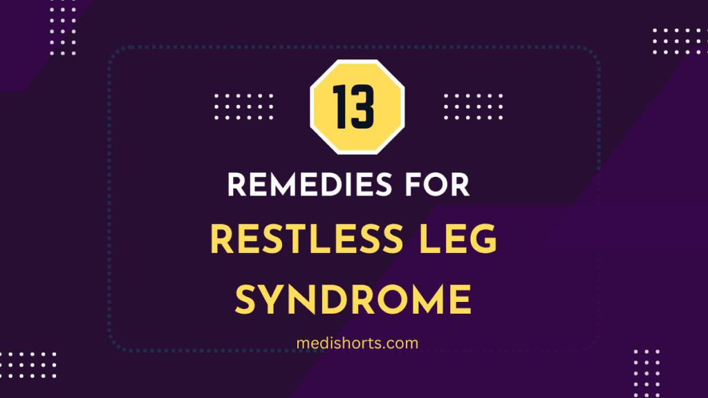 Leg Syndrome remedies